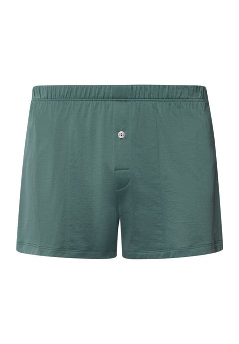 Cotton Sporty Button Fly Cotton Boxer