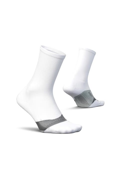 Elite Light Cushion Mini Crew Sock  Sport Sock with Targeted Compression