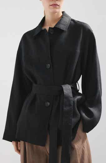 Belted Linen Jacket