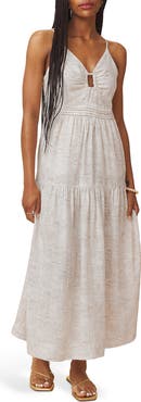 Splendid Darcy Stamp Print Maxi Dress