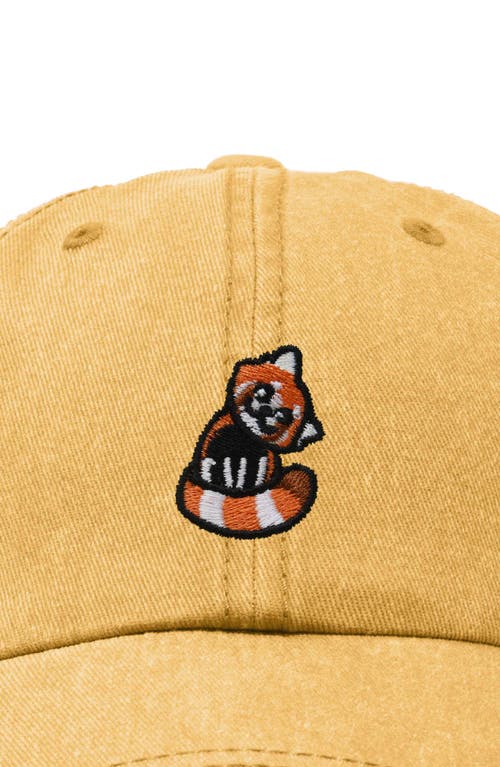 DALIX DALIX RED PANDA EMBROIDERED DAD HAT