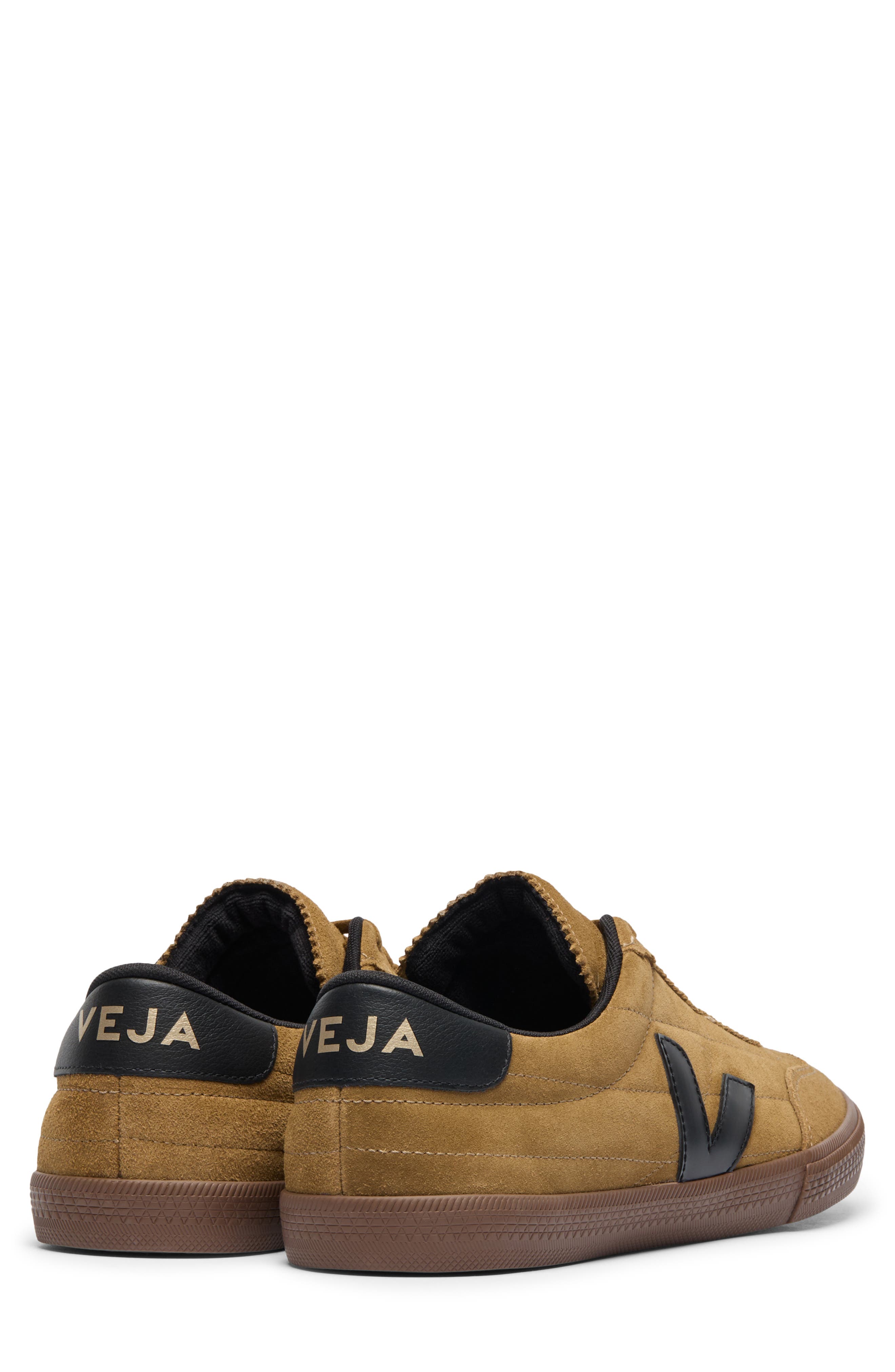 Veja Panenka Water Repellent Suede Sneaker, Alternate, color, Tent Black Bark