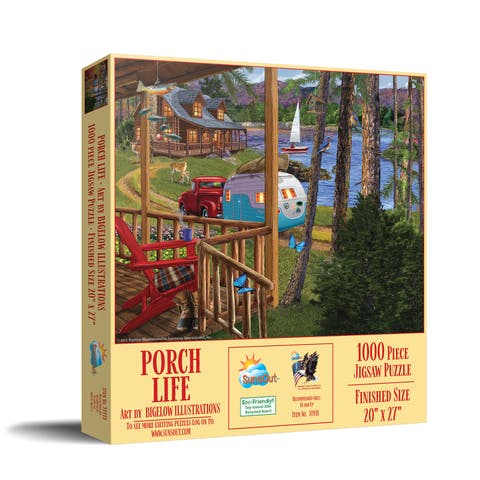 Porch Life 1000 piece Jigsaw Puzzle for Adults