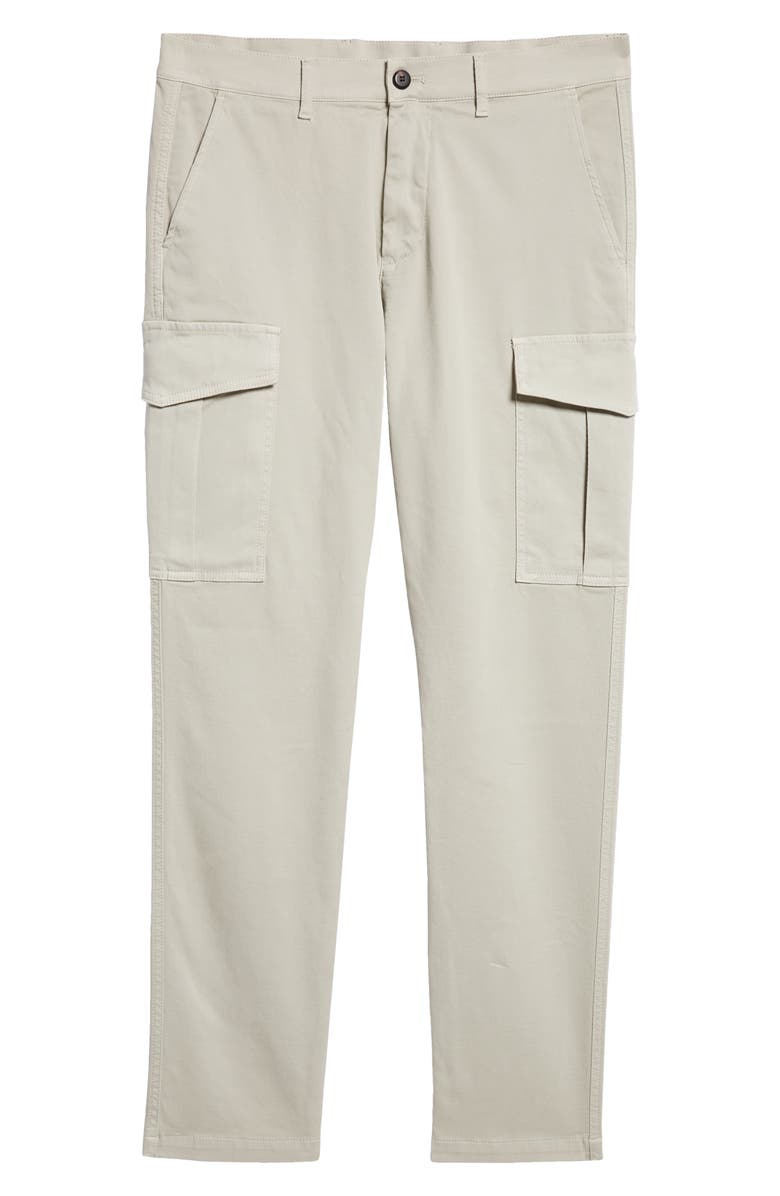 Eleventy Stretch Cotton Cargo Pants, Alternate, color, 