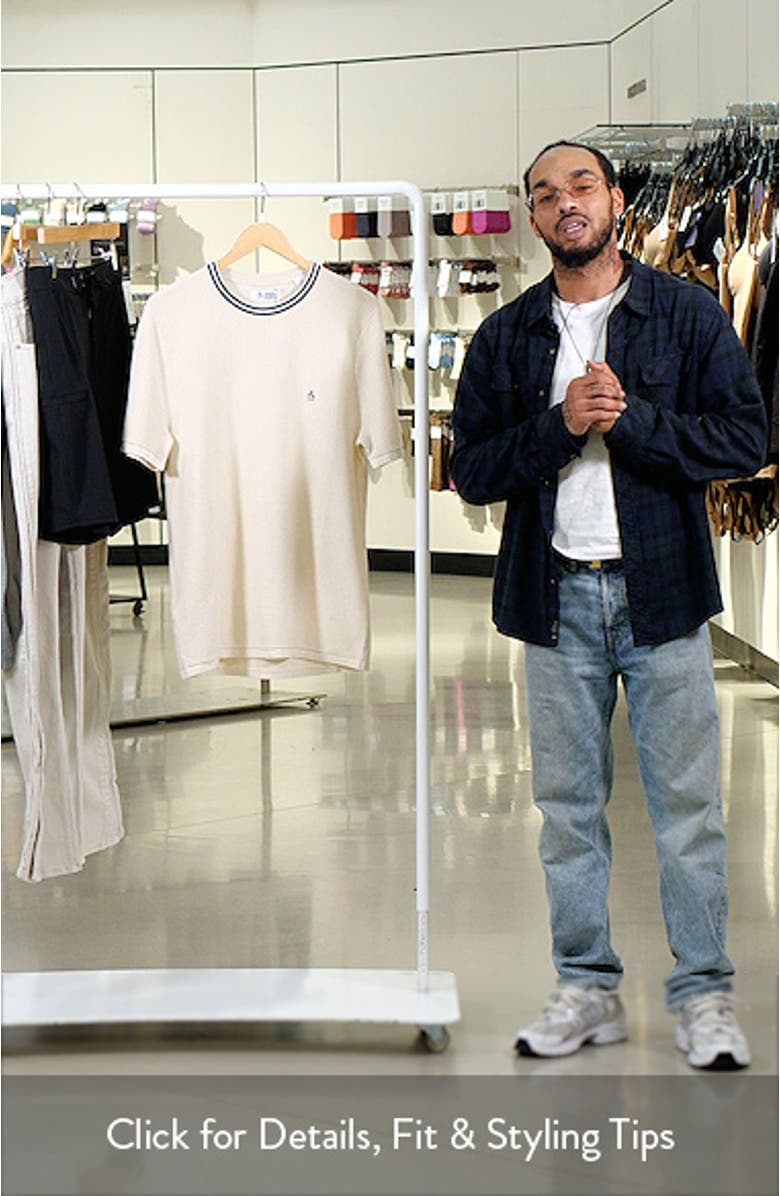 Geo Textured Cotton T-Shirt, sales video thumbnail