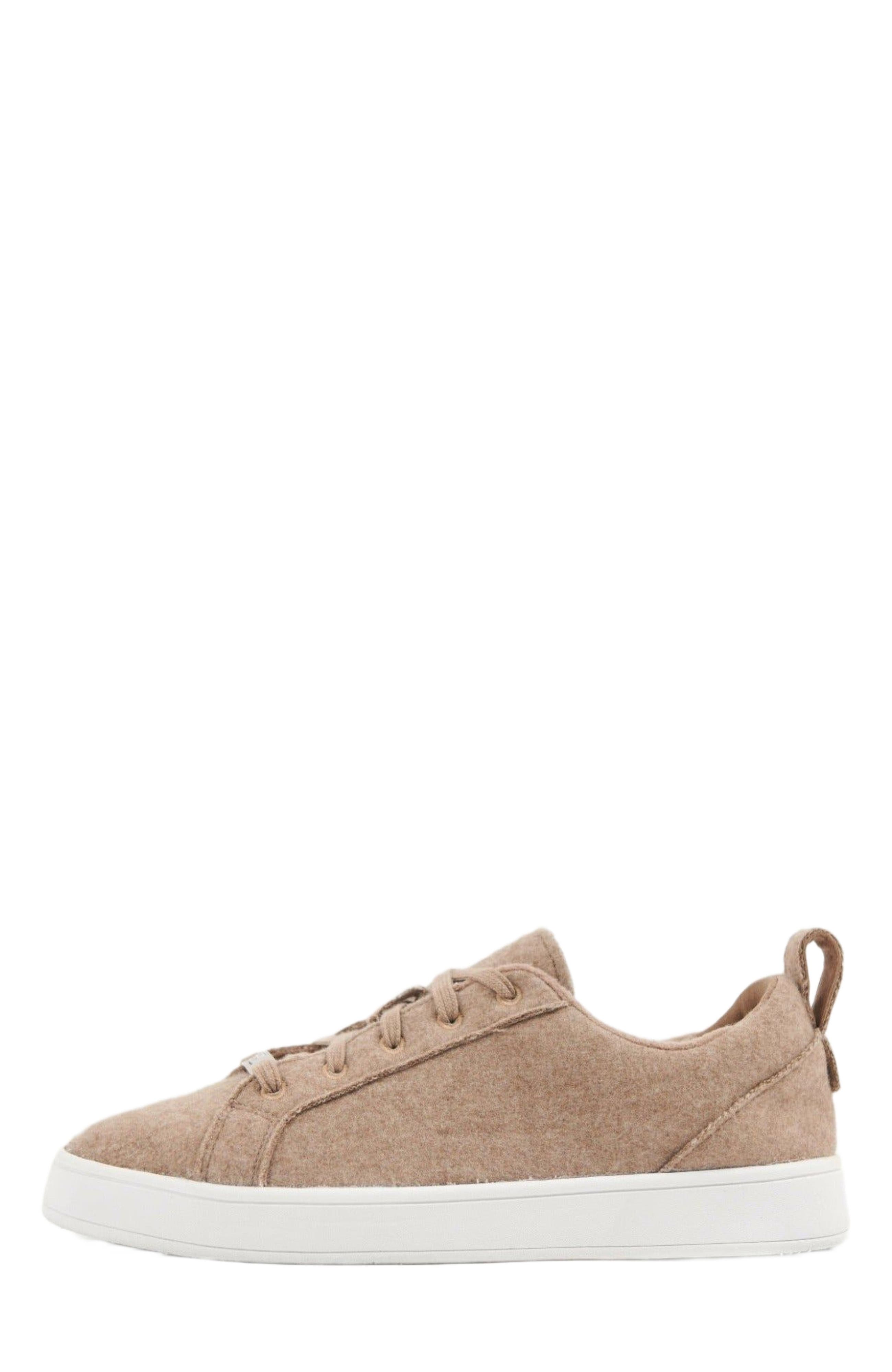 Cashmere Low Ankle Sneakers, Alternate, color, taupe