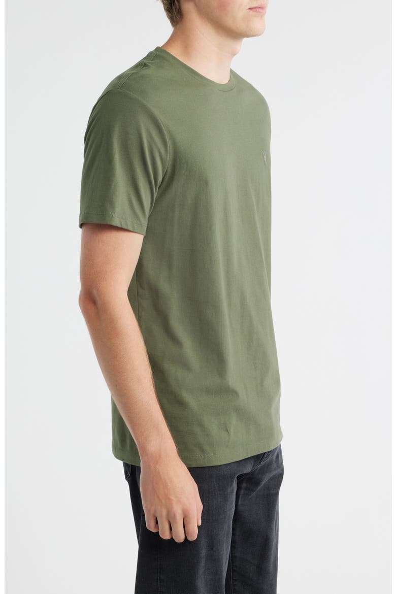 Brace Cotton T-Shirt, Alternate, color, BEETLE GREEN