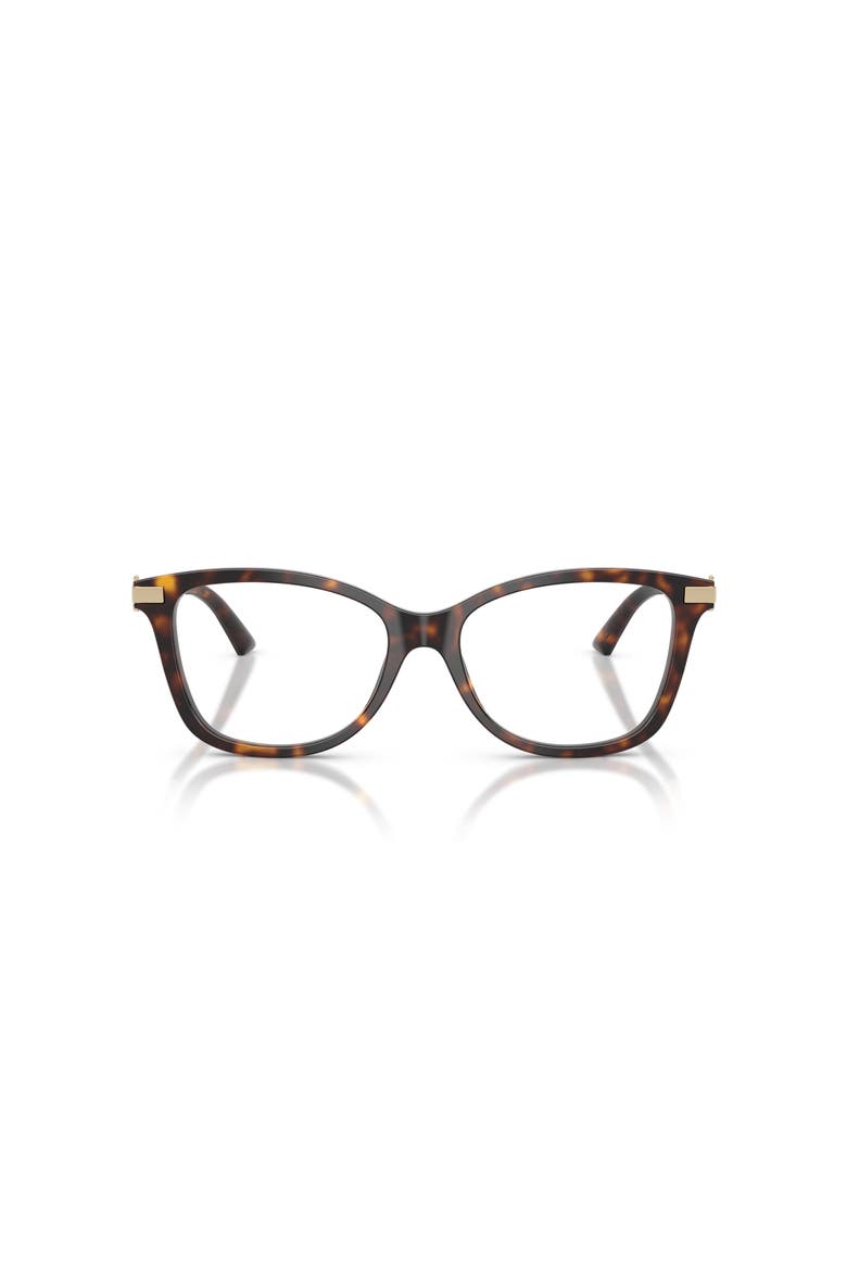52mm Rectangle optical glasses, Alternate, color, Tortoise