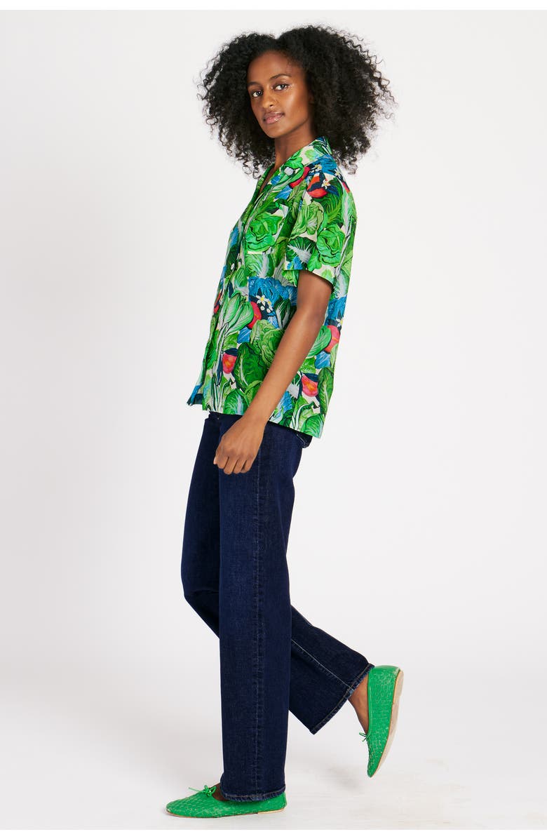 RACHEL ANTONOFF James Shirt, Alternate, color, Radicchio & Citrus