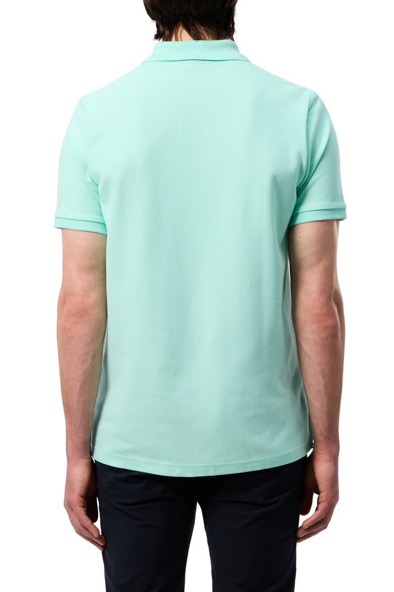 The Classic Slim Fit Piqué Polo, Alternate, color, BEACH GLASS