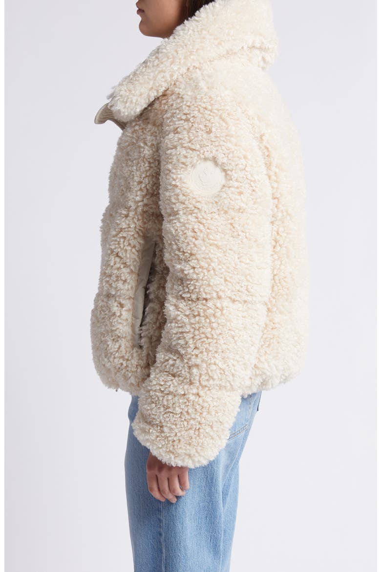 Kennie Insulated Faux Shearling Jacket, Alternate, color, SHORE BEIGE