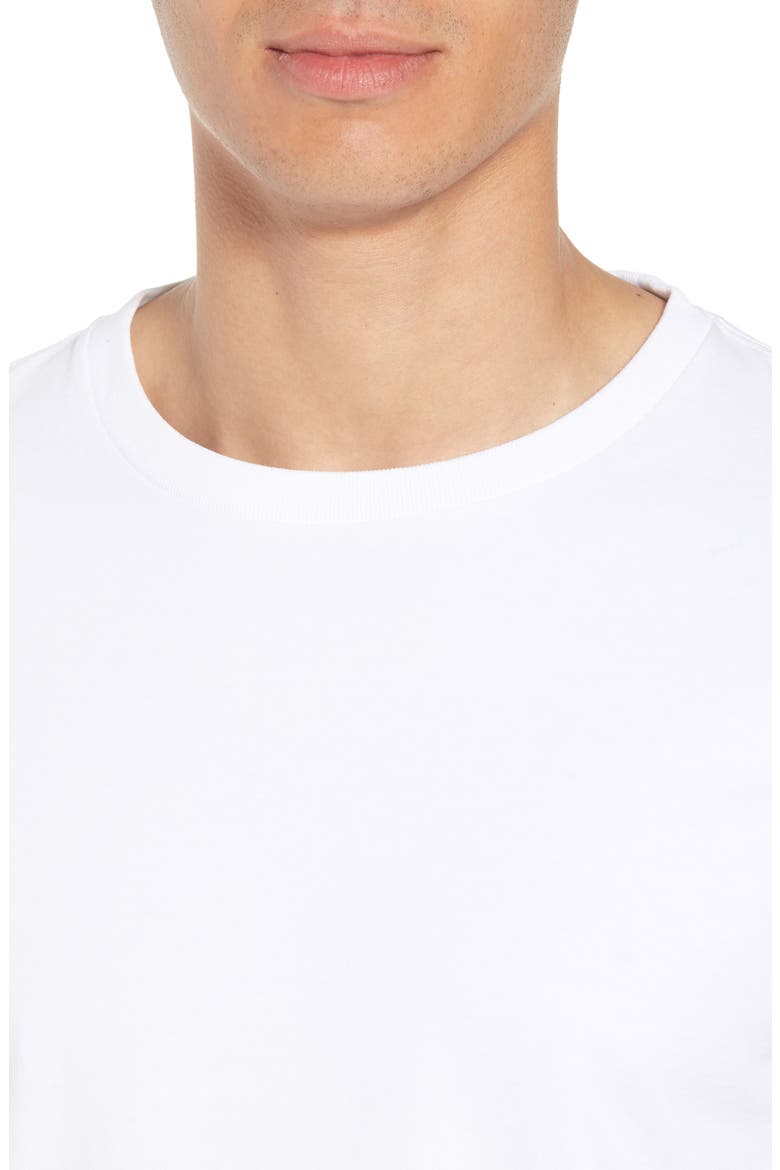 Heavyweight Classic Fit Cotton T-Shirt, Alternate, color, BLANC