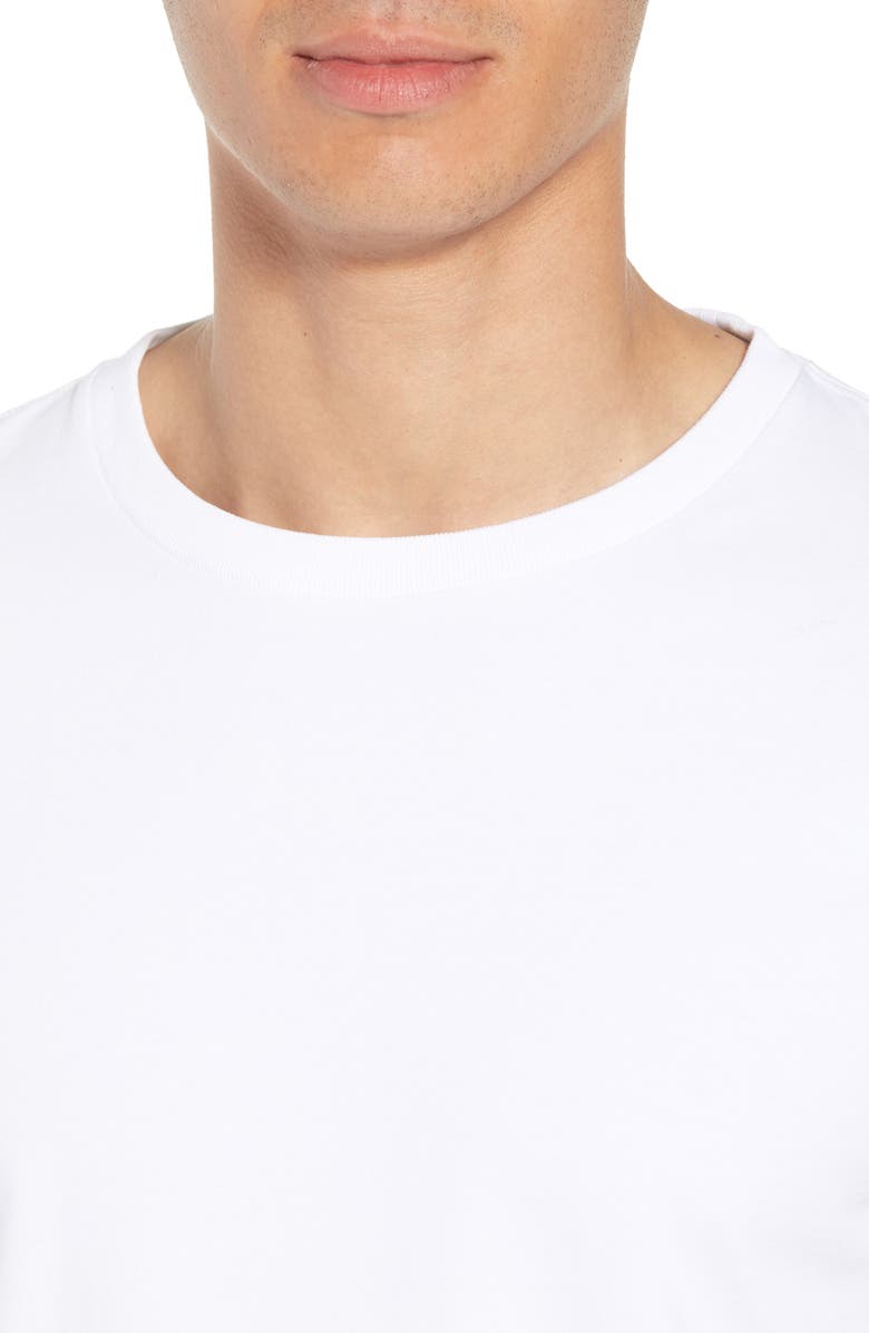 FRAME Heavyweight Classic Fit Cotton T-Shirt, Alternate, color, Blanc