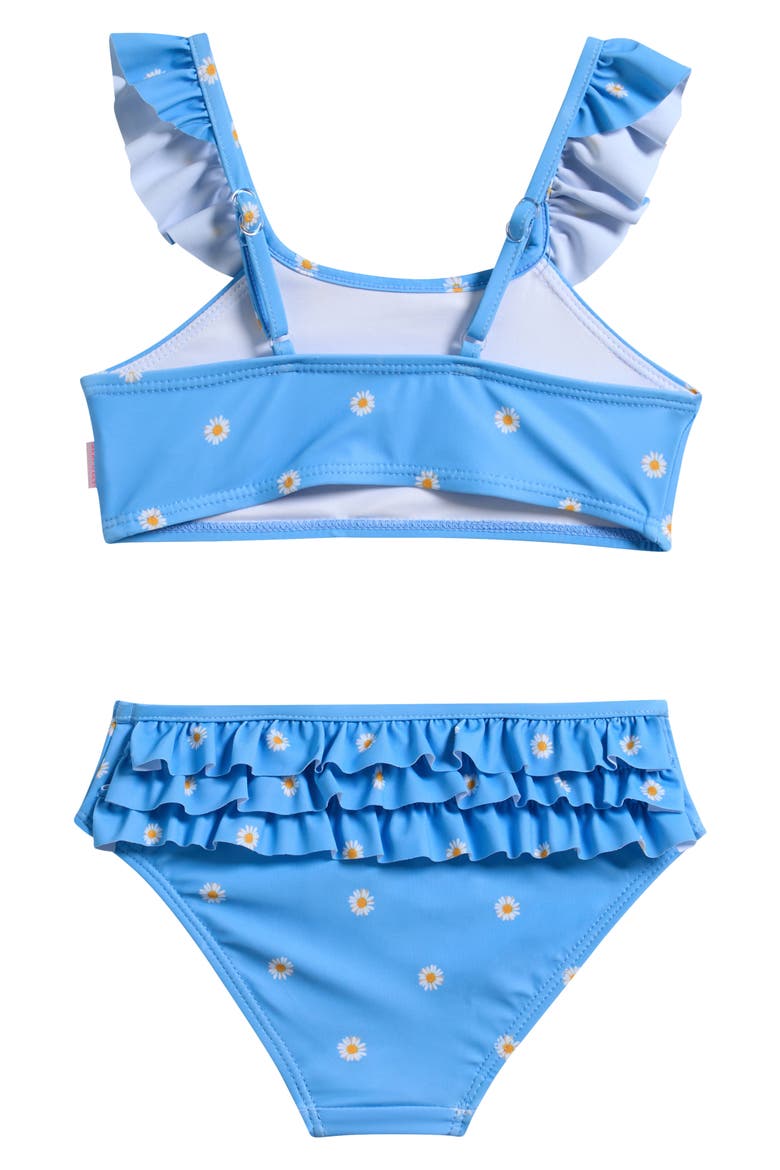 Kids' Daisy Chain Two-Piece Swimsuit, Alternate, color, DAISY CHAIN BLUE