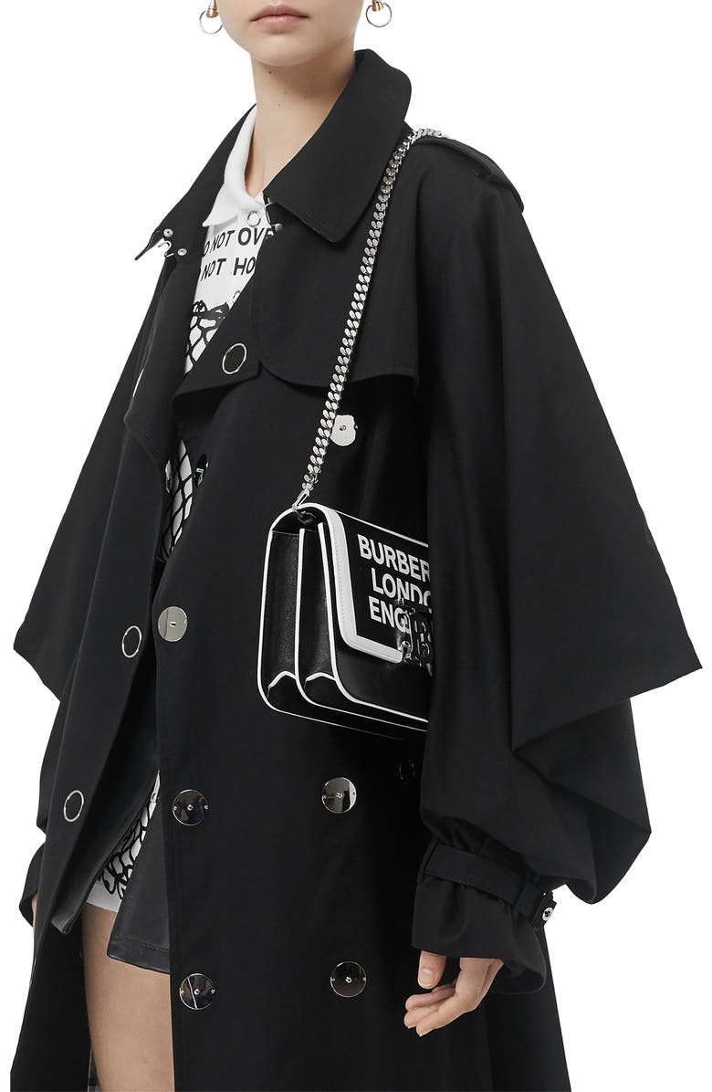 Burberry Small Painted Edge Logo TB Crossbody Bag, Alternate, color,