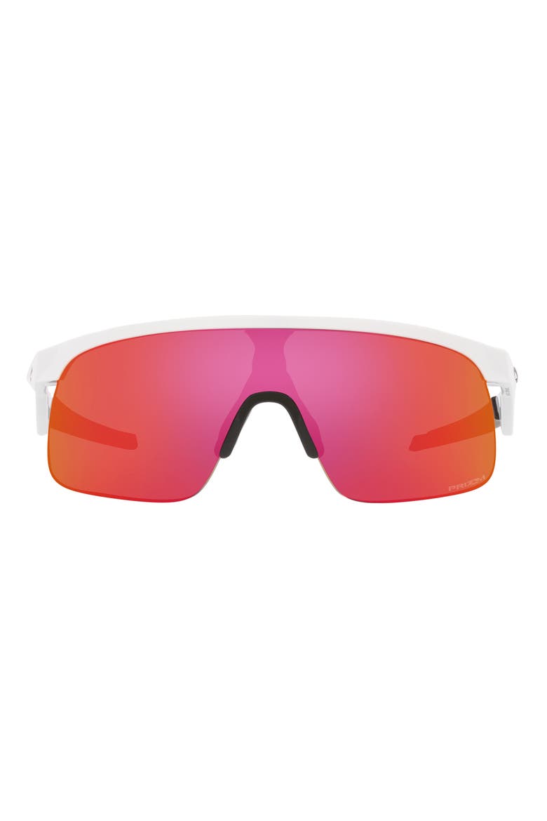 Kids' Resistor 29mm Prizm™ Rectangular Sunglasses, Main, color, WHITE / RED
