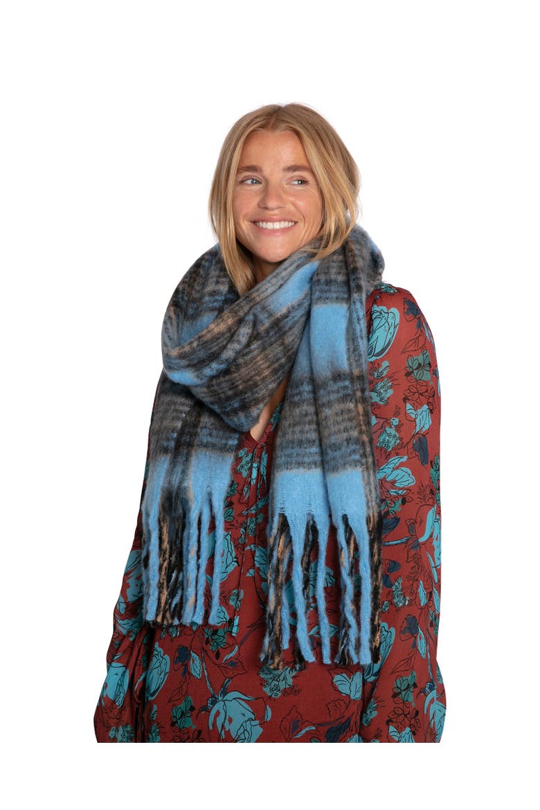 Coming Home Scarf, Main, color, Blue