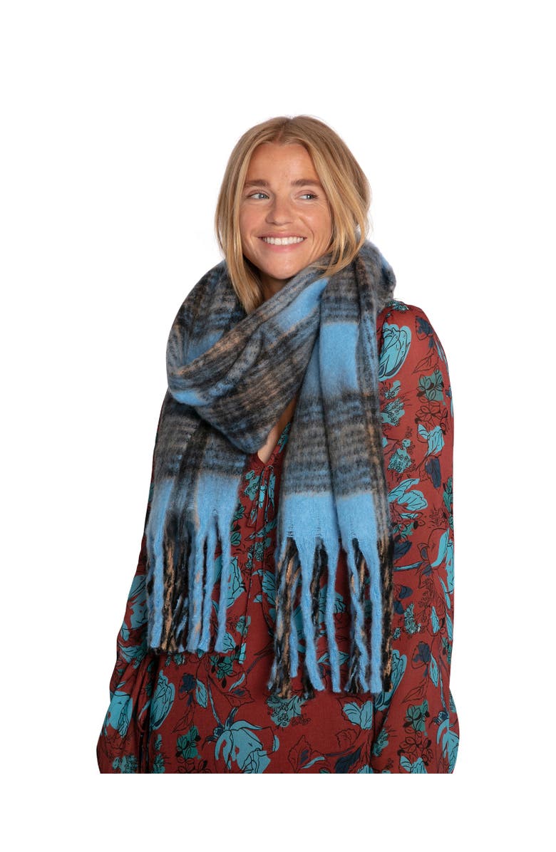 Belle & Bloom Coming Home Scarf, Main, color, Blue