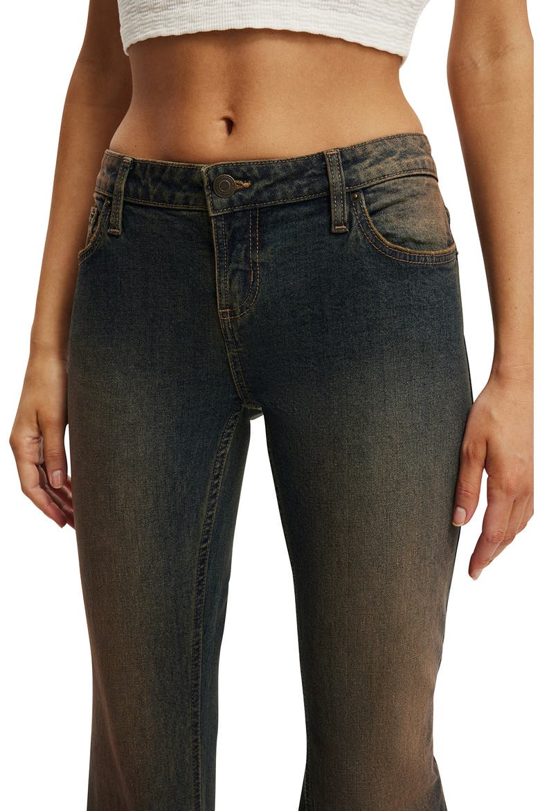 Women's Low Rise Bootcut Jean, Alternate, color, Cinnamon Blue
