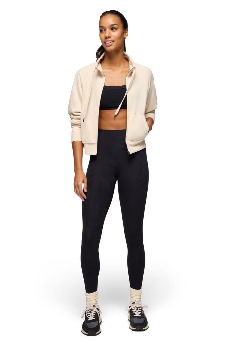prAna Luxara Rib Leggings, Alternate, color, Black