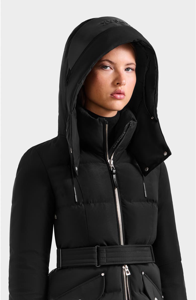 Rudsak Cali Heritage Quilted Maxi Down Puffer, Alternate, color, Black