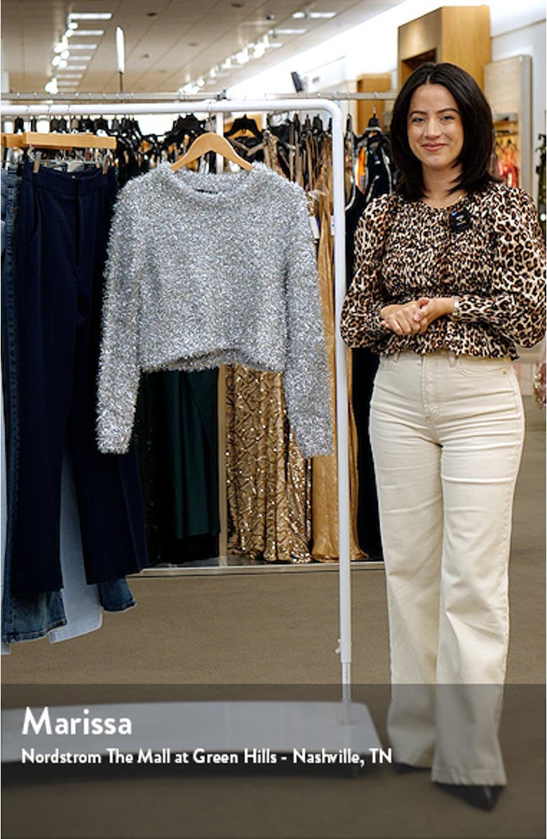 Metallic Eyelash Sweater, sales video thumbnail