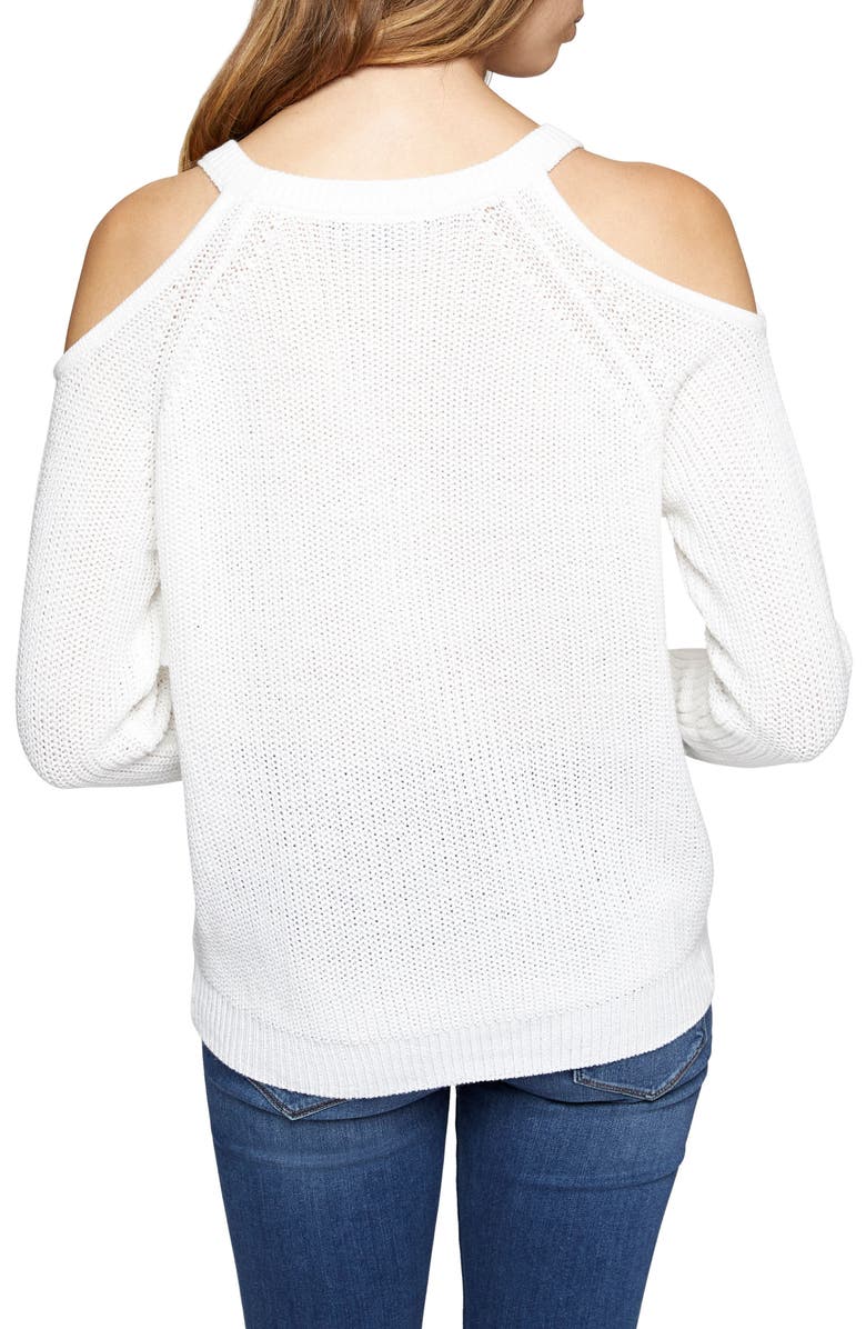 Sanctuary Riley Cold Shoulder Sweater, Alternate, color,