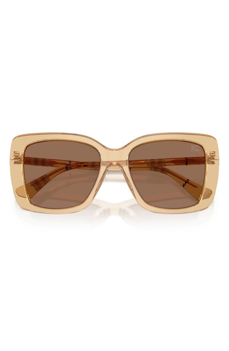 Burberry 54mm Square Sunglasses, Alternate, color, 41677354 Beige