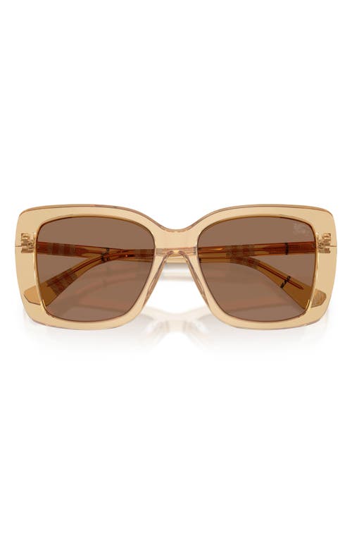 Burberry Womens Be4456 Square-frame Acetate Sunglasses Cream In 41677354 Beige