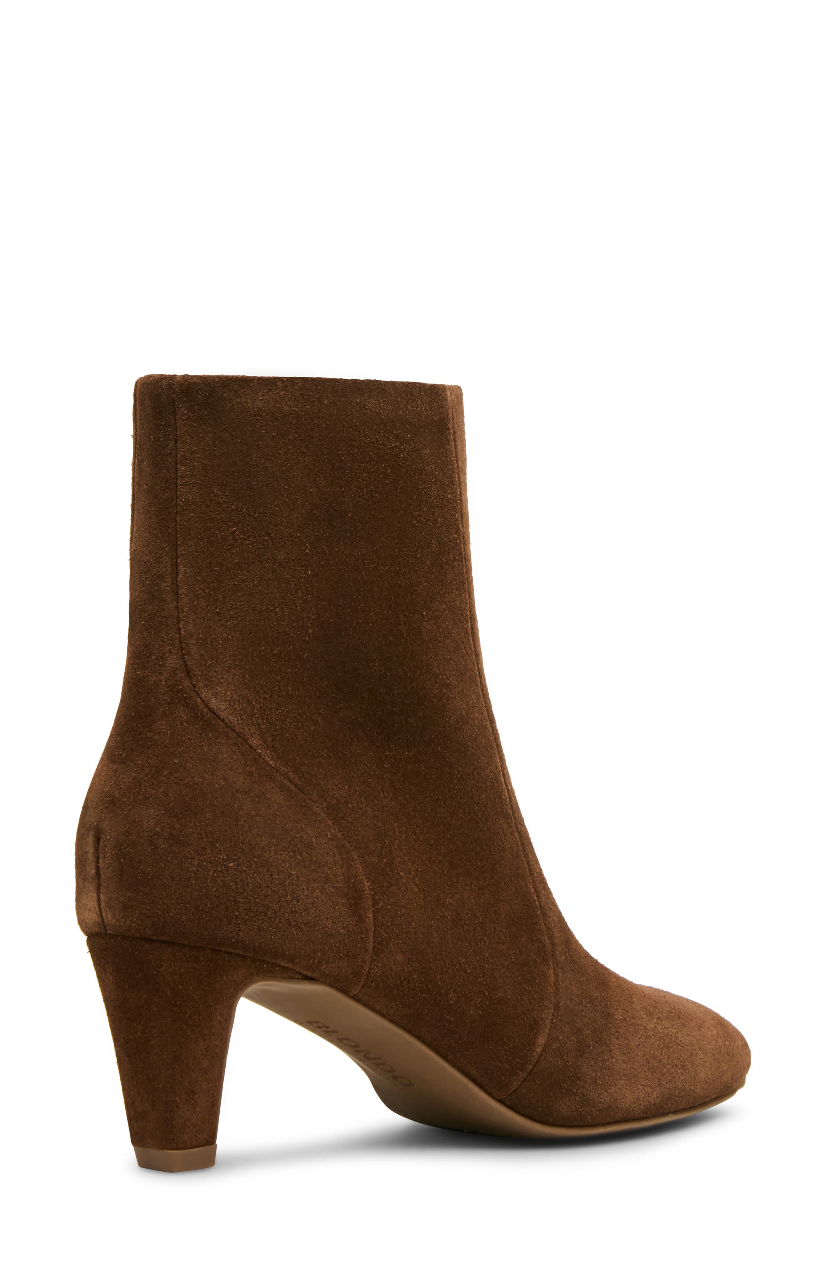 Nicolette Waterproof Bootie, Alternate, color, CHOCOLATE SUEDE