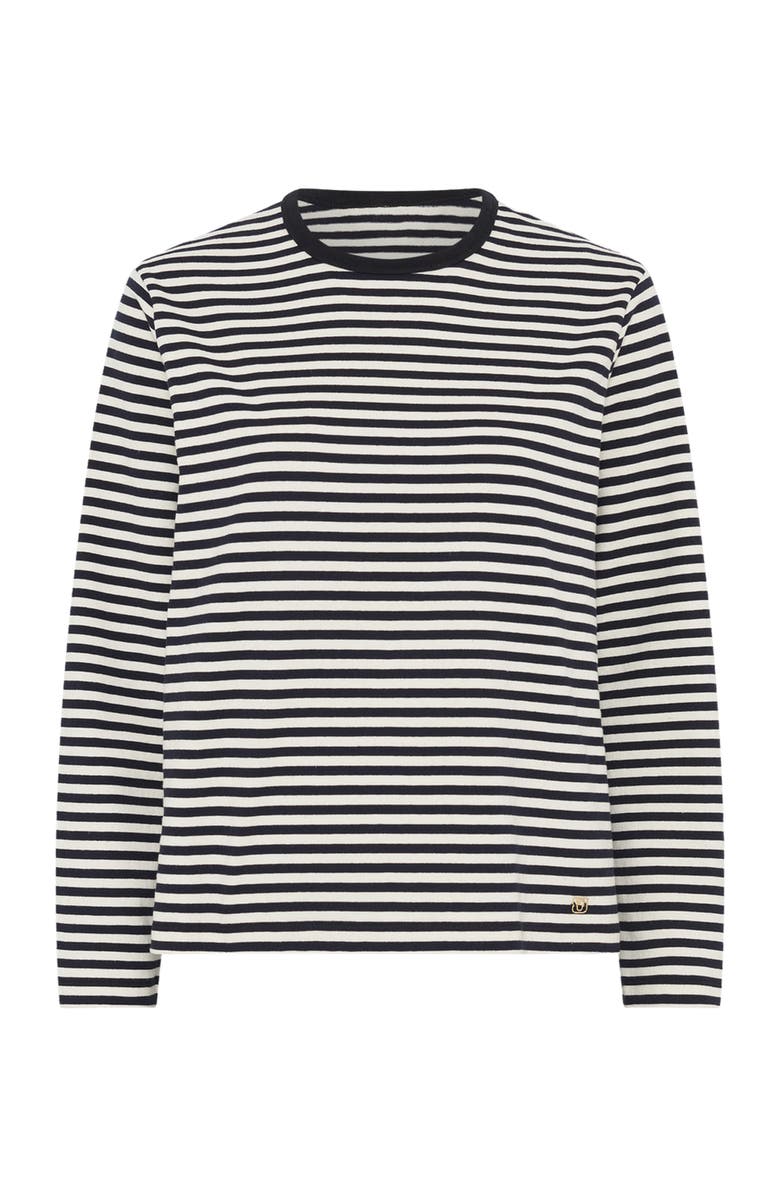 GERARD DAREL Hulia Long Sleeve Crew Neck Top, Alternate, color, Ecru