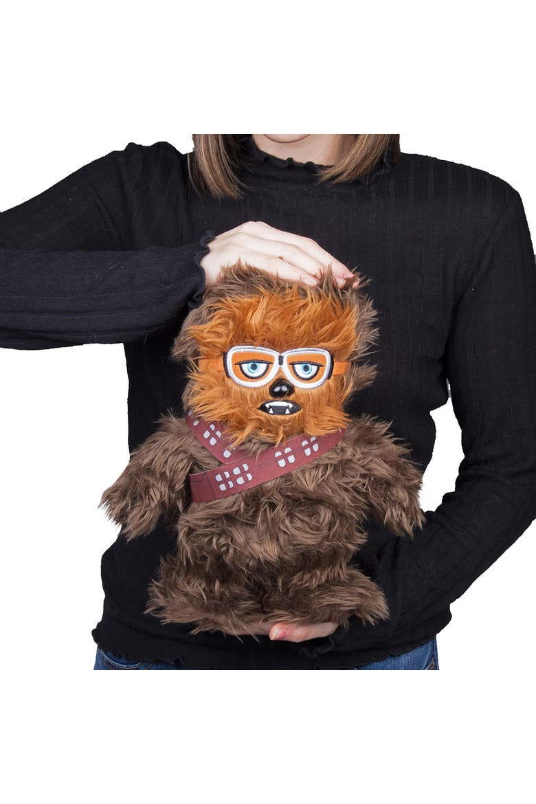 Star Wars Chewbacca Walk n Roar Plush and Porg Pin | 12 inches, Alternate, color, Brown