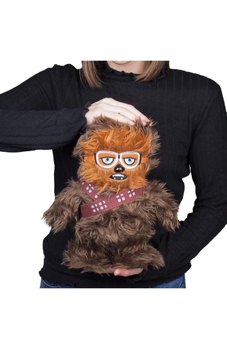 Toynk Star Wars Chewbacca Walk n Roar Plush and Porg Pin | 12 inches, Alternate, color, Brown