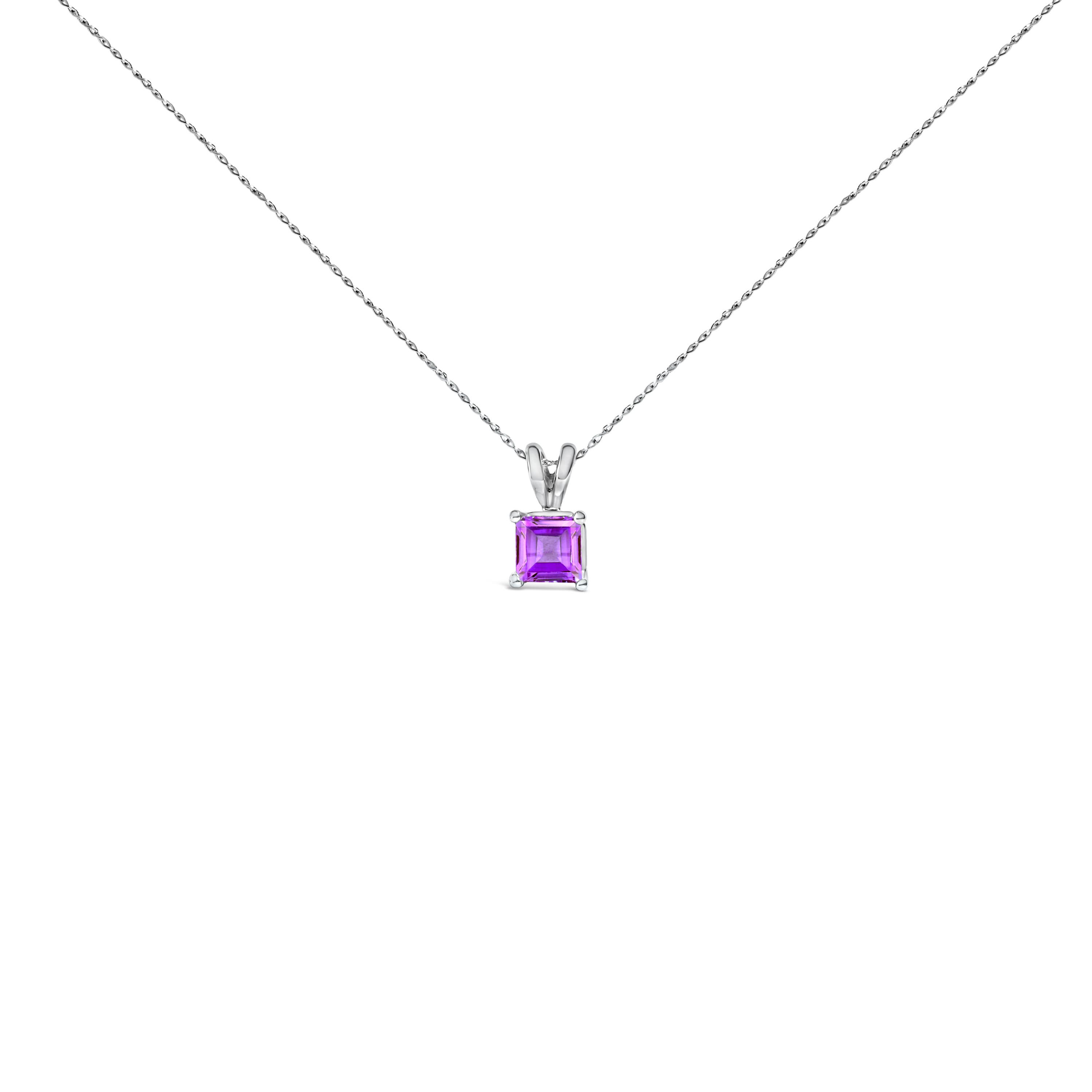 Purple Amethyst | White