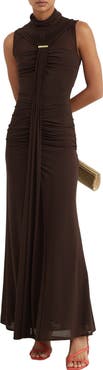 Reiss Colette Ruched Sleeveless Maxi Dress