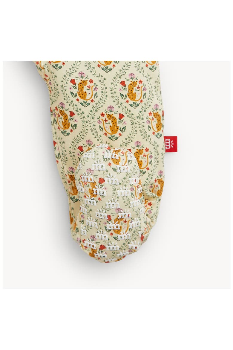 Kids' Fleur Sauvage Footie, Alternate, color, BEIGE