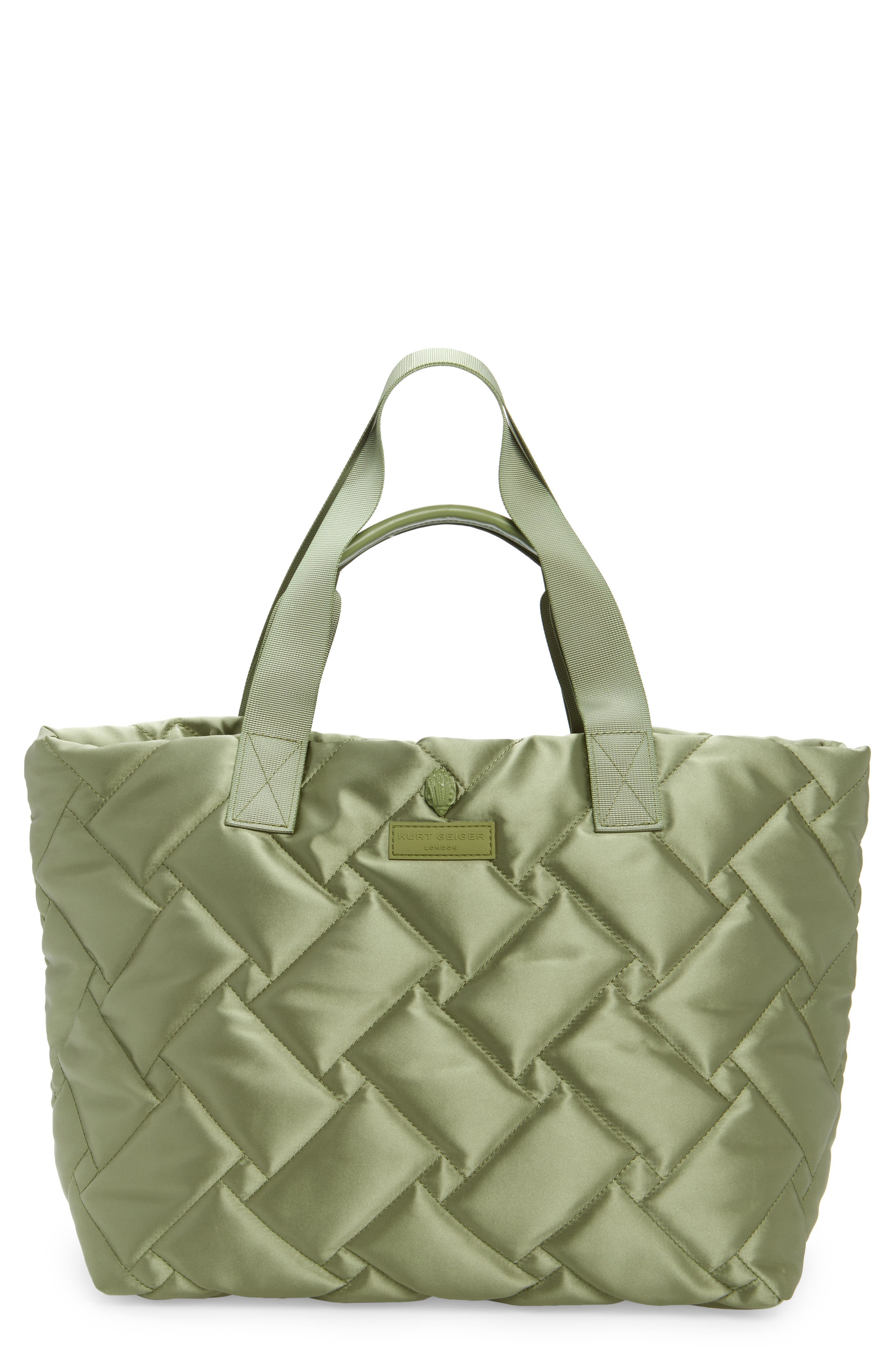 Kurt Geiger London Quilted Shopper Bag, Main, color, 