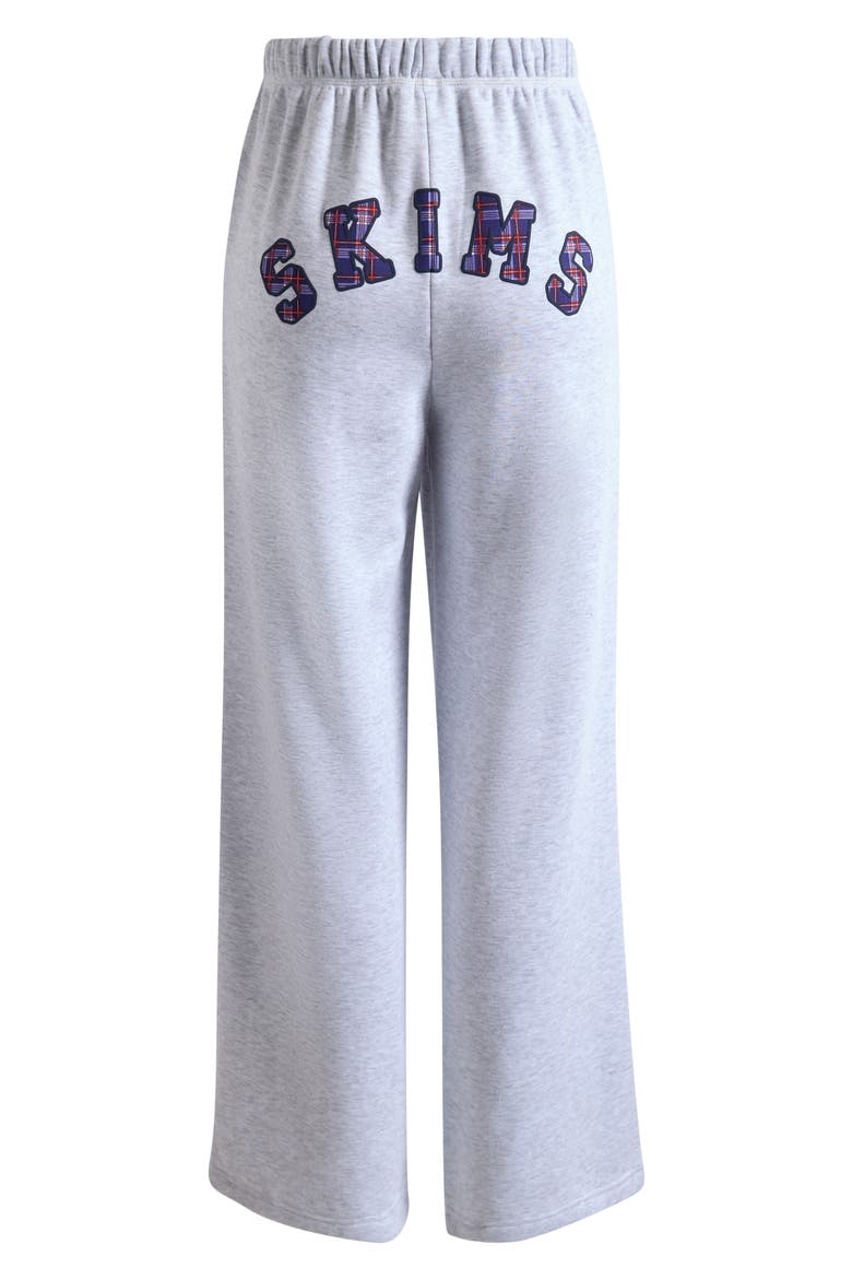 Classic Straight Leg Pants, Alternate, color, HEATHERGREY/ARCHED SKIMS PLAID