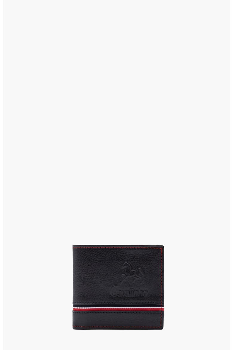 The Sailor Bifold Leather Wallet 528, Main, color, Navy