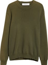 Golden Goose Distressed Cotton Blend Sweater