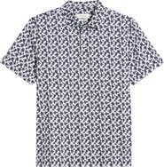 Bugatchi Victor OoohCotton® Palm Tree Print Polo