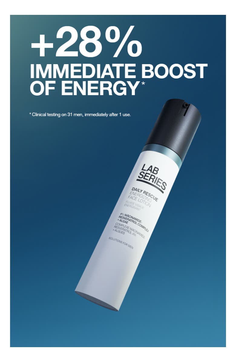 Lab Series Skincare for Men Daily Rescue Energizing Lightweight Lotion Moisturizer, Alternate, color,