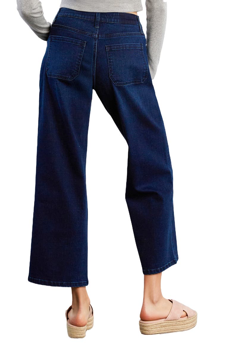 High Waist Ankle Relaxed Straight Leg Jeans, Alternate, color, RESORT BLUE