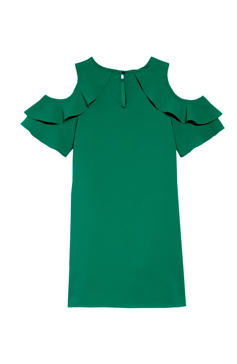 ZDNU KATE SPADE kate spade new york ruffle cold shoulder dress, Alternate, color, 