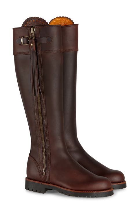 Tassel Knee High Boot (Women) (Regular & Wide Calf)