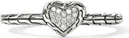 John Hardy Diamond Pavé Heart Ring