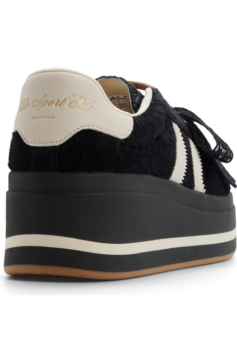 ALDO Paotlan Platform Sneaker, Alternate, color, Black/ White