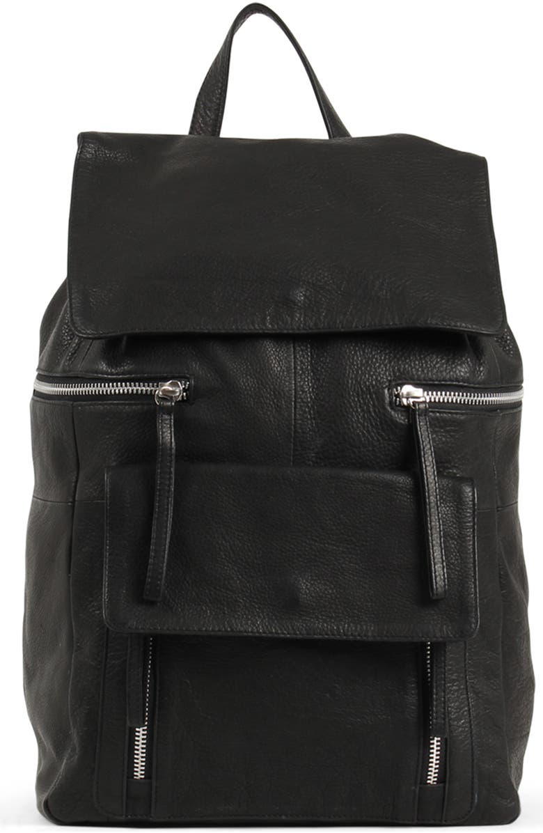DAY & MOOD Hannah Leather Backpack, Main, color,