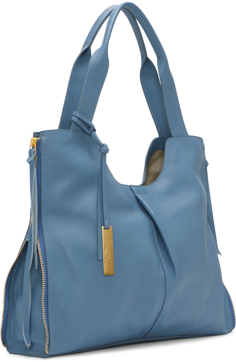Vince Camuto Corla Leather Tote, Alternate, color, Blue