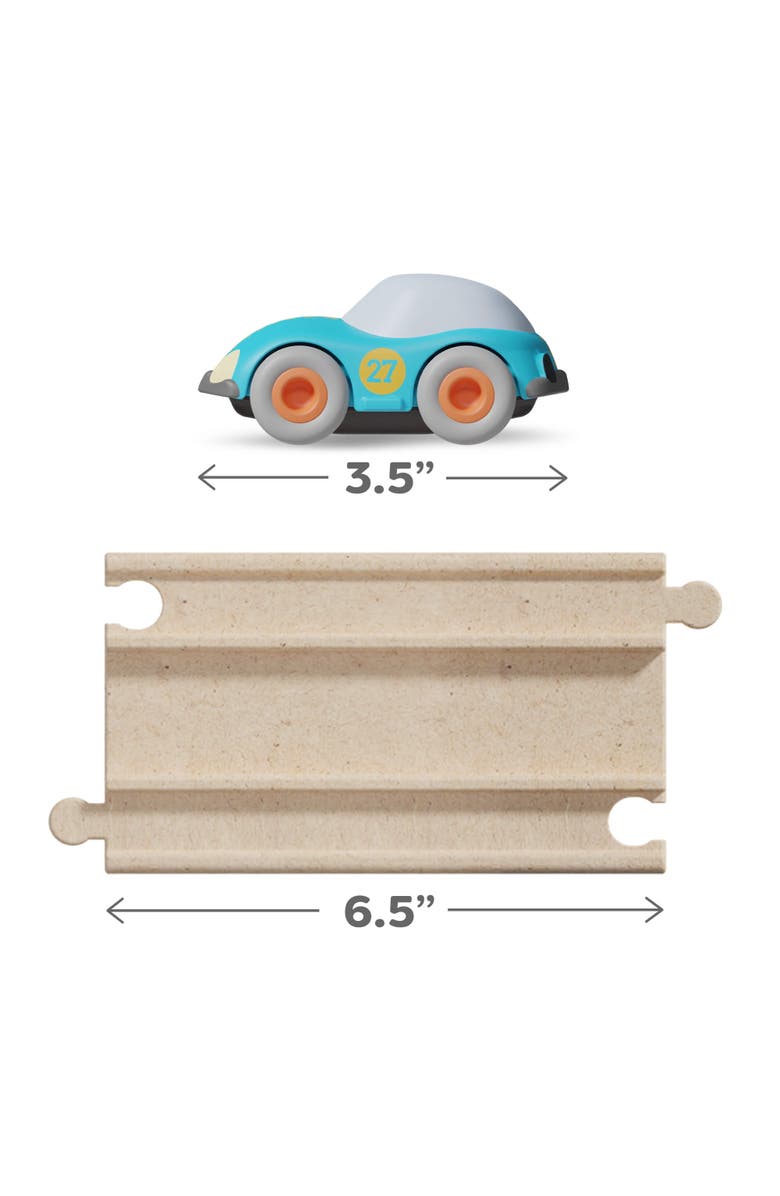 HABA Cars Action Ramp 14-Piece Toy Car Ramp Set for ages 2+, Alternate, color, Multi